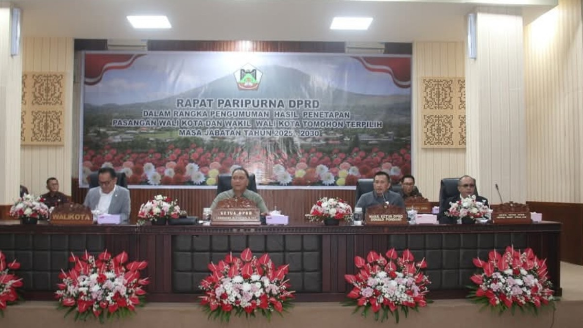 DPRD Umumkan Caroll-Sendy Nahkoda Tomohon 5 Tahun Kedepan 