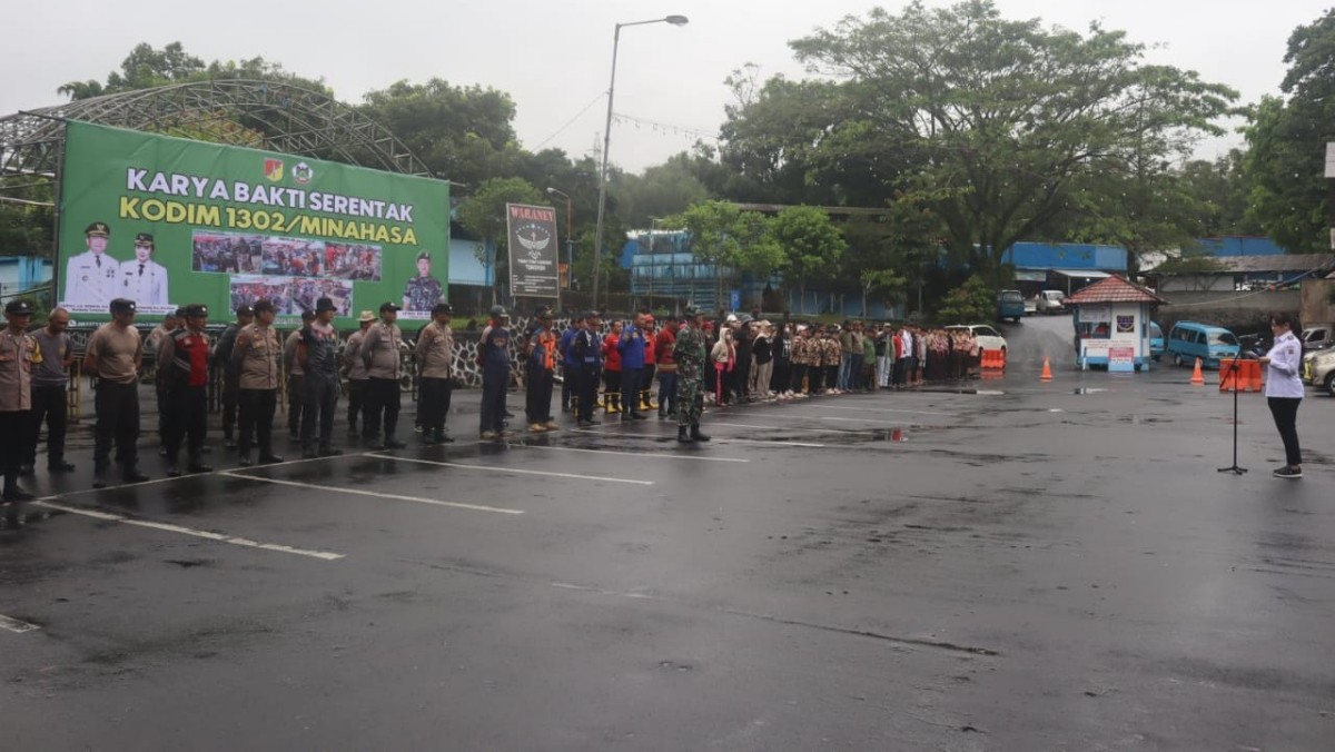 Pemkot Tomohon Dukung Penuh Program Karya Bakti TNI