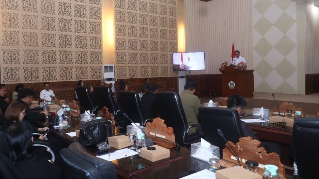 DPRD Tomohon Gelar Paripurna Penyampaian Rekomendasi LKPJ Wali Kota Tahun 2024