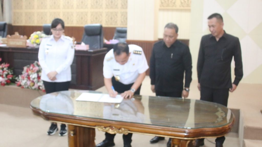 DPRD Tomohon Gelar Paripurna Penyampaian Rekomendasi LKPJ Wali Kota Tahun 2024