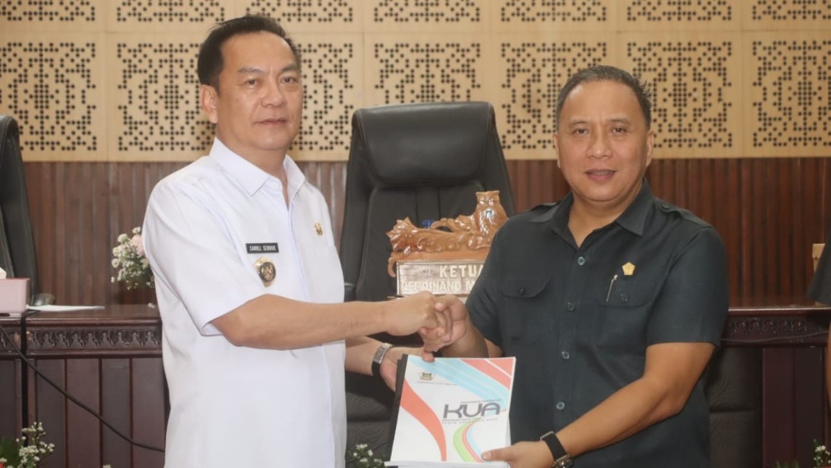Wali Kota Tomohon Sampaikan Perubahan KUA PPAS 2025 ke DPRD