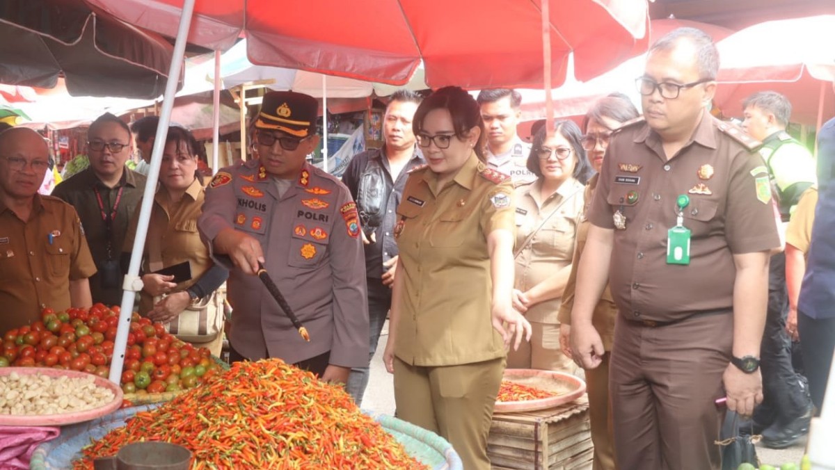 Wawali Tomohon Sendy Rumajar Sidak Pasar Beriman Wilken
