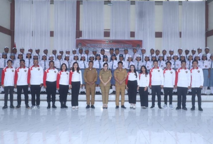 60 Calon Paskibraka Tomohon Masuk Pemusatan Diklat, Sendy Rumajar Ingatkan Ini!