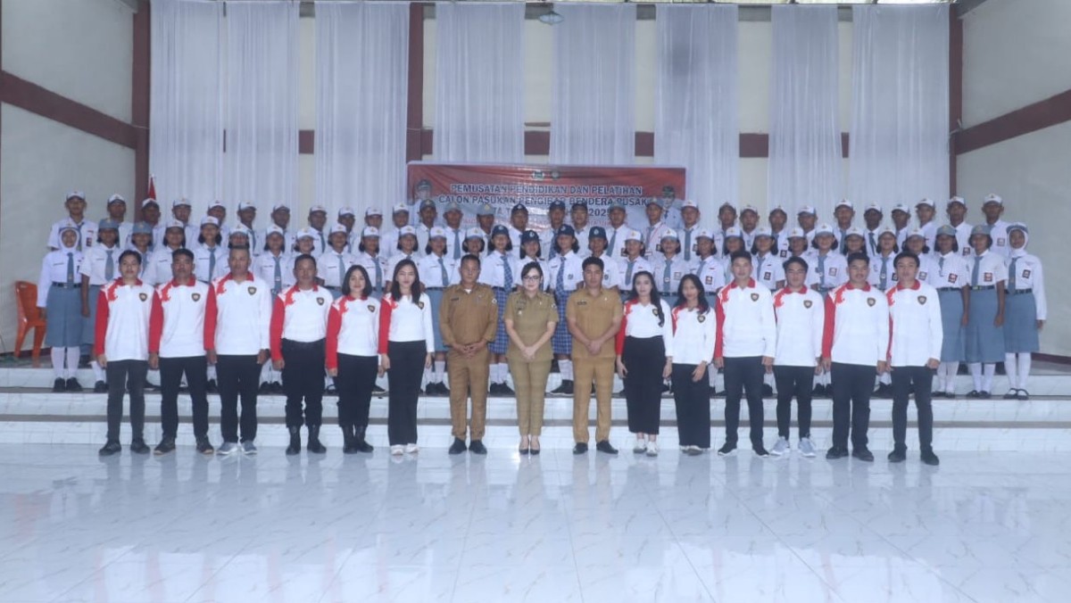 60 Calon Paskibraka Tomohon Masuk Pemusatan Diklat, Sendy Rumajar Ingatkan Ini!