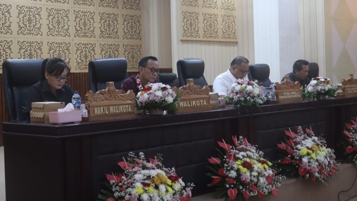 DPRD Tomohon Gelar Paripurna Penjelasan Wali Kota Mengenai Rancangan KUA-PPAS 2026