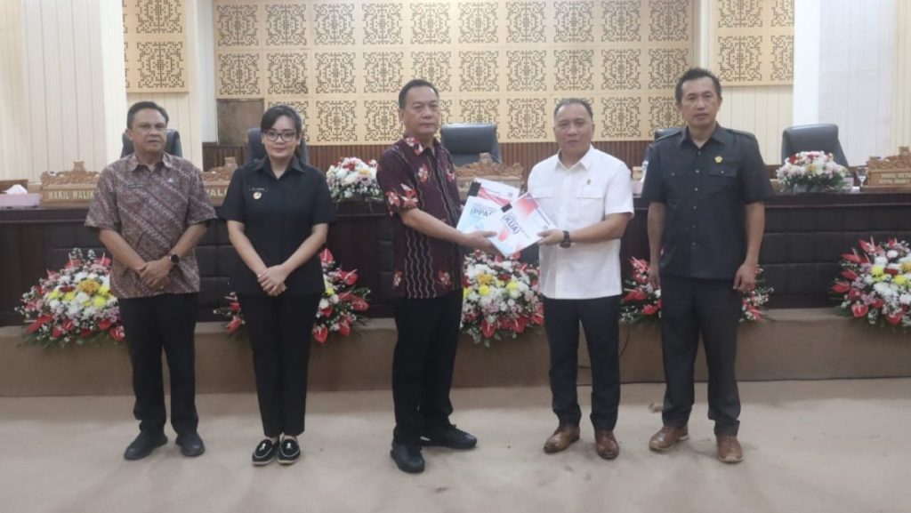 DPRD Tomohon Terima Rancangan KUA-PPAS 2026 dari Pemerintah, Caroll Senduk Sampaikan Ini
