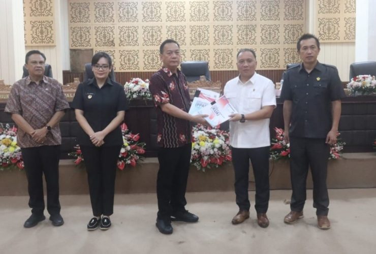 DPRD Tomohon Terima Rancangan KUA-PPAS 2026 dari Pemerintah, Caroll Senduk Sampaikan Ini