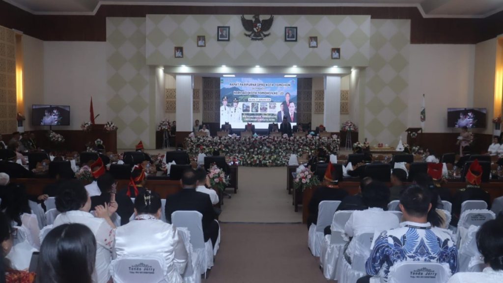DPRD Gelar Rapat Paripurna Hari Jadi ke-23 Kota Tomohon 