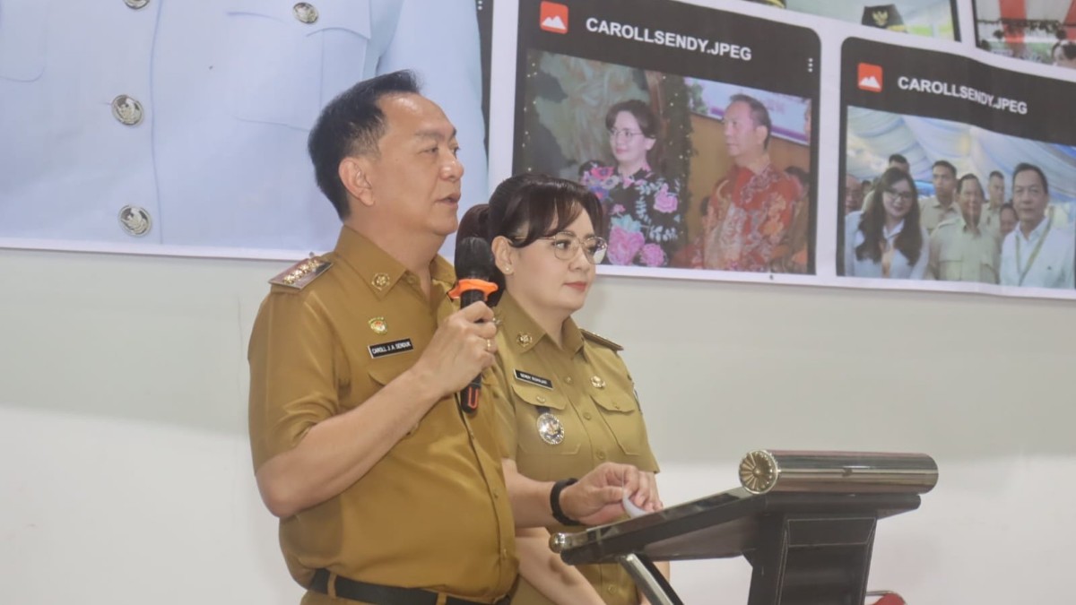 Setahun Memimpin, Caroll-Sendy Bawa Tomohon Semakin Maju 