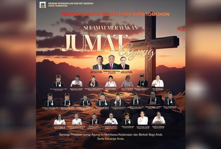 Begini Pesan DPRD Tomohon Saat Menghayati Jumat Agung 