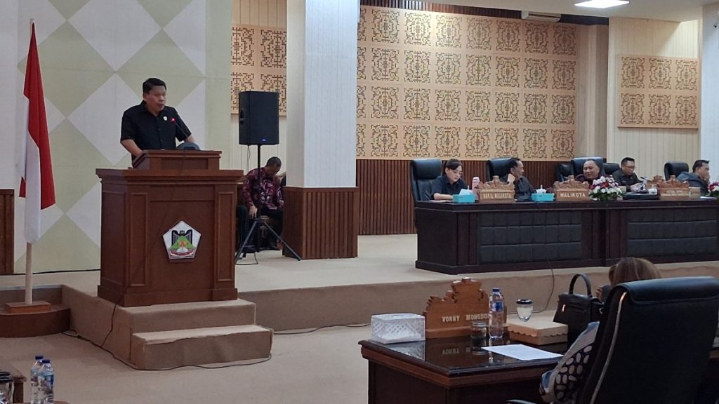 DPRD Tomohon Sampaikan Rekomendasi LKPJ Wali Kota Tahun 2025