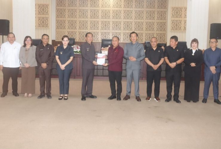 DPRD Tomohon Sampaikan Rekomendasi LKPJ Wali Kota Tahun 2025