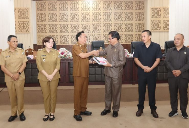 DPRD Tomohon Terima Rancangan Perubahan KUA PPAS Tahun 2026