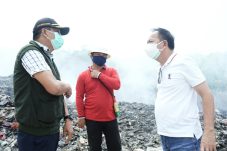 TPA Taratara Kebakaran, Wali Kota Tomohon Lihat Situasi Terkini